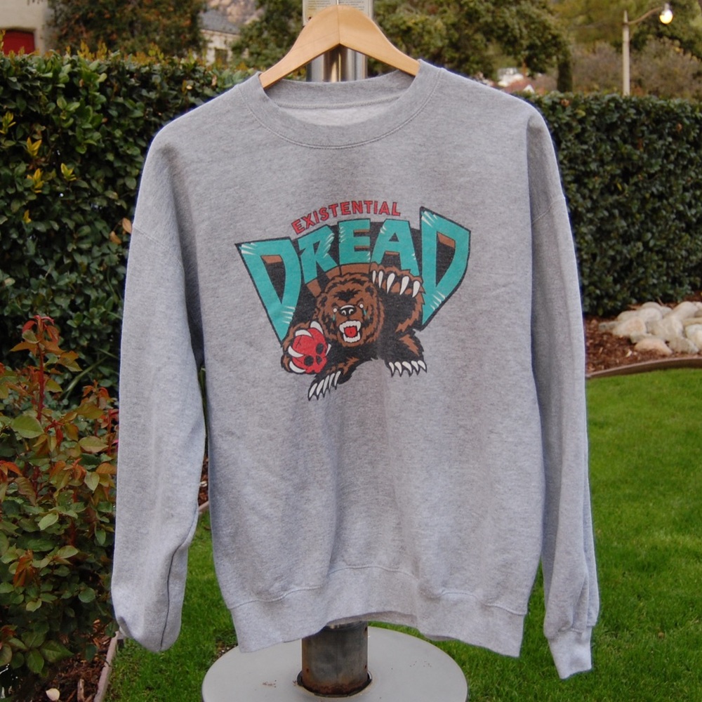 “Existential Dread” old-school Grizzlies crewneck